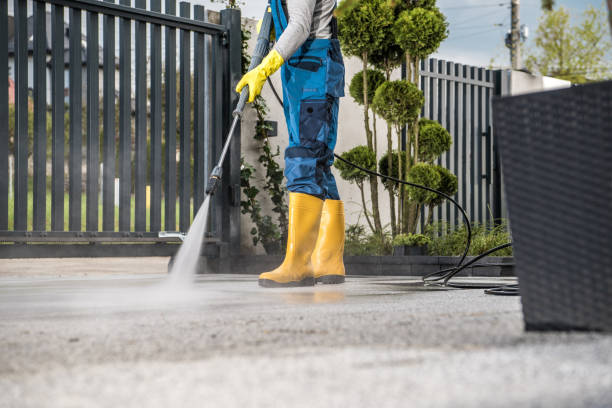 Post-Construction Pressure Washing in The Pinehills, MA